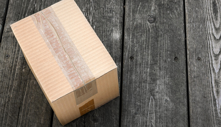box on porch