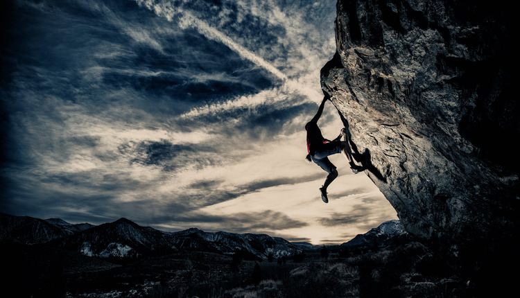 rock climbing